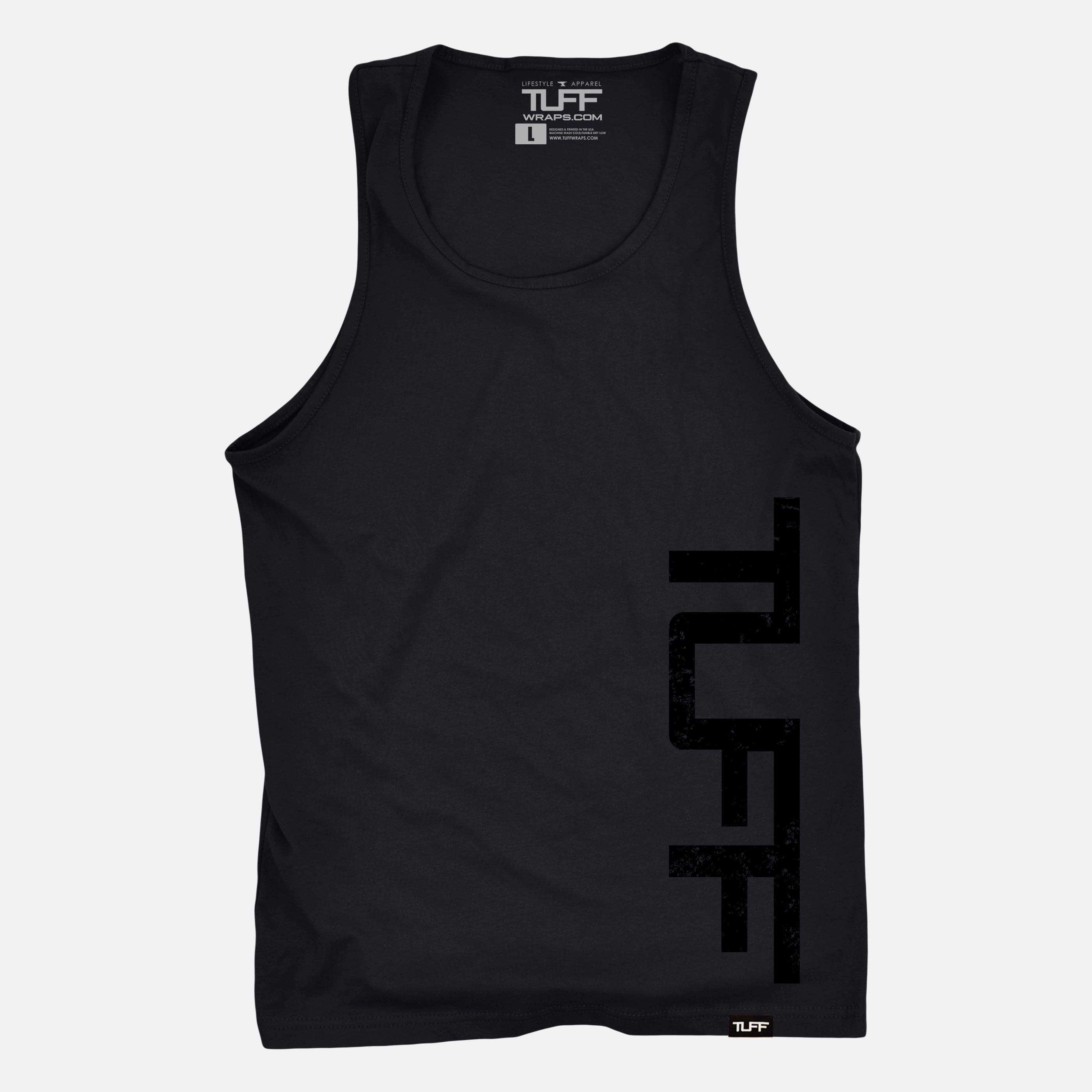 TUFF Blackout Side Tank Black / S TuffWraps.com