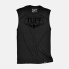 TUFF Blackout Skull Wings Raw Edge Muscle Tank S TuffWraps.com