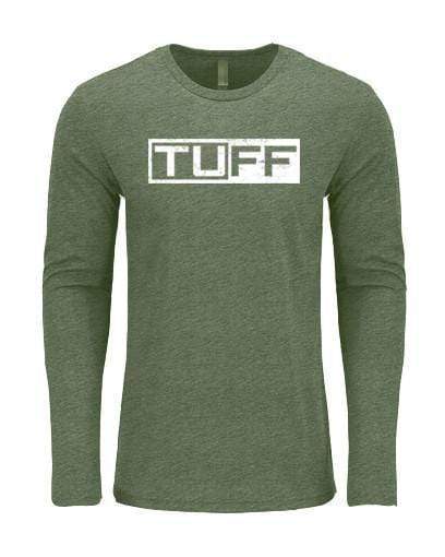 TUFF Block Long Sleeve Tee S / Military Green TuffWraps.com