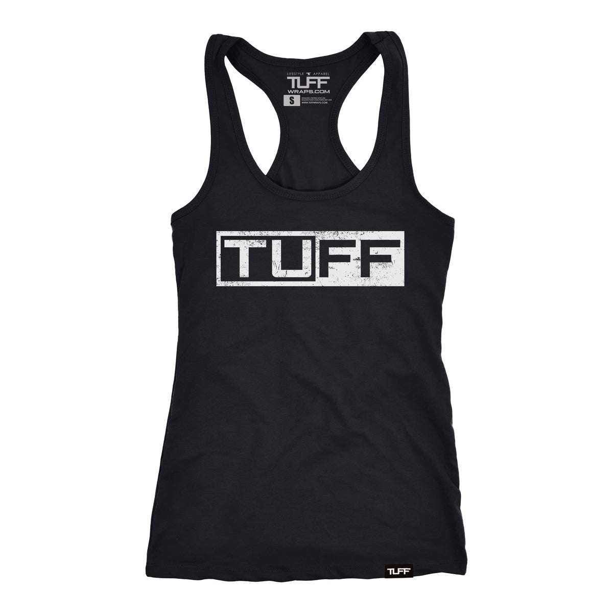 TUFF Block Racerback Tank XS / Black TuffWraps.com