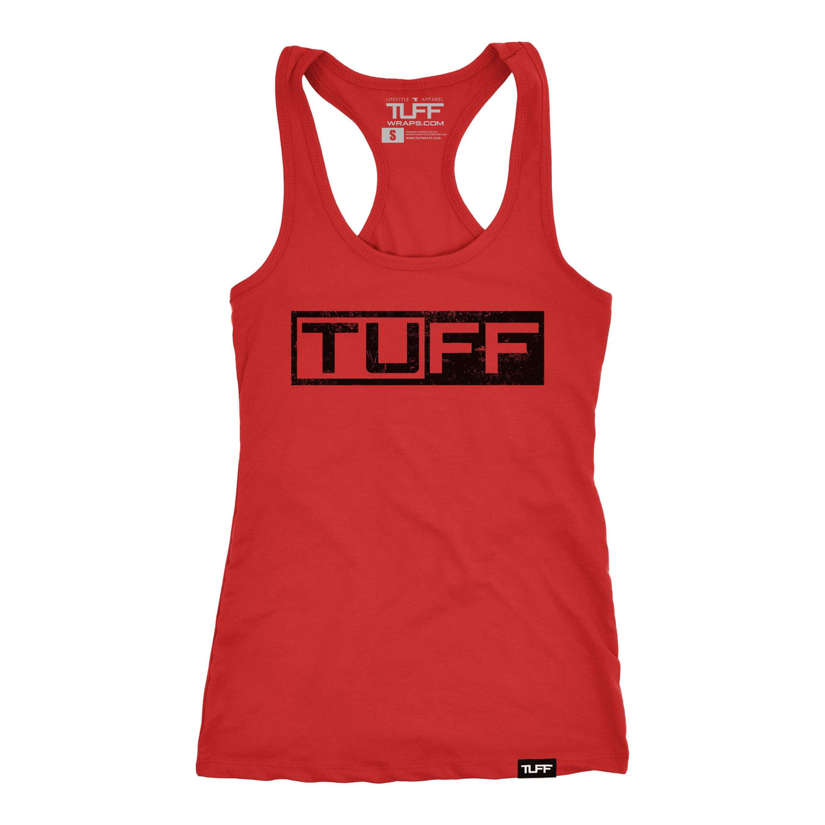 TUFF Block Racerback Tank XS / Red TuffWraps.com