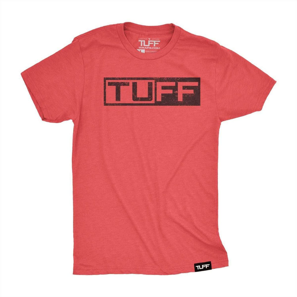 TUFF Block Tee S / Vintage Red TuffWraps.com