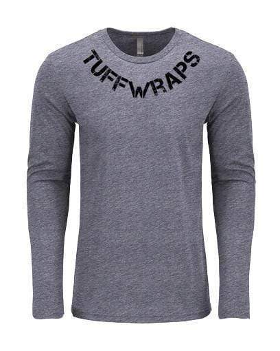 TUFF Curve Long Sleeve Tee S / Heather Gray TuffWraps.com