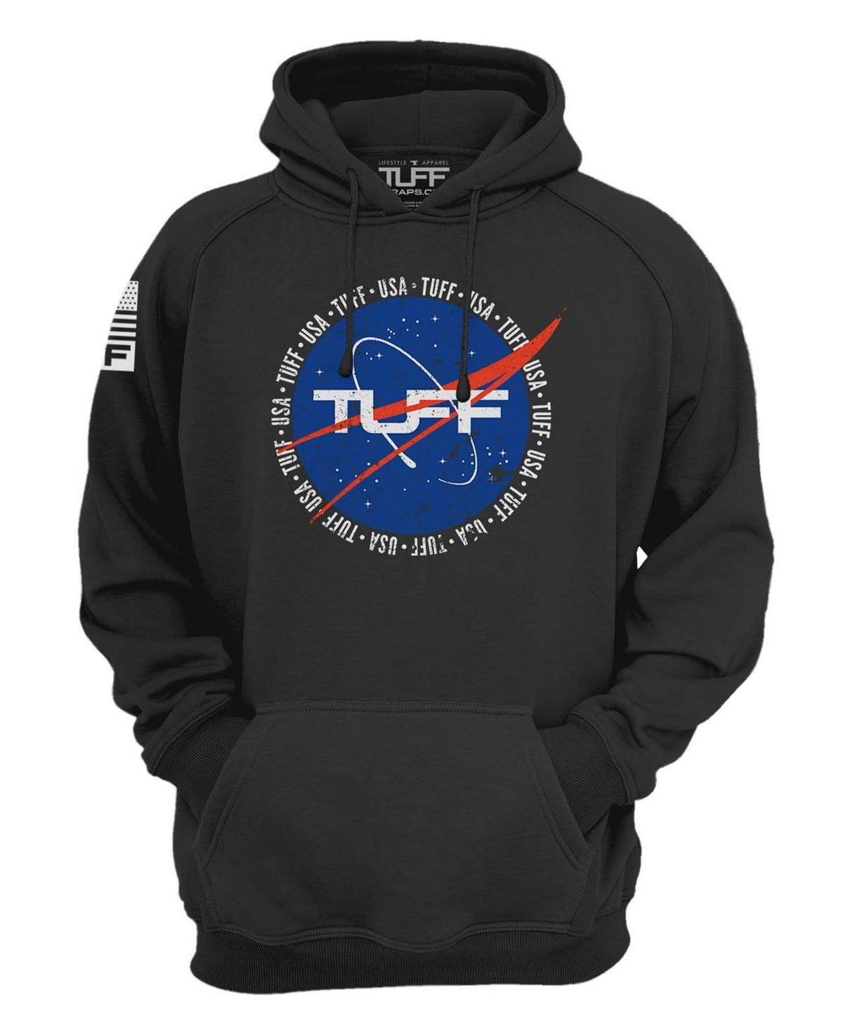 TUFF Deep Space Hooded Sweatshirt XS / Black TuffWraps.com