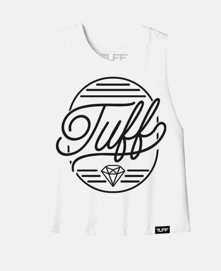 TUFF Diamond Racerback Crop Top TuffWraps.com