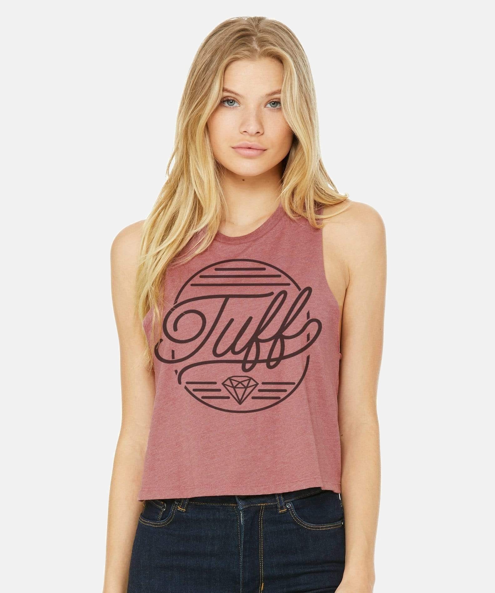 TUFF Diamond Racerback Crop Top TuffWraps.com