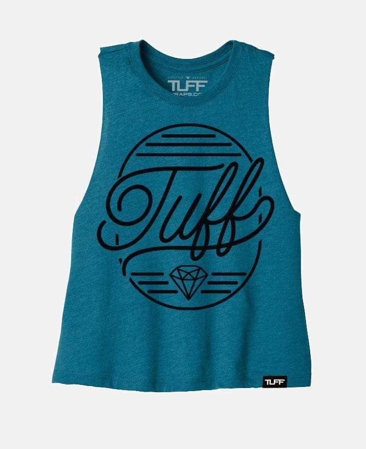 TUFF Diamond Racerback Crop Top TuffWraps.com