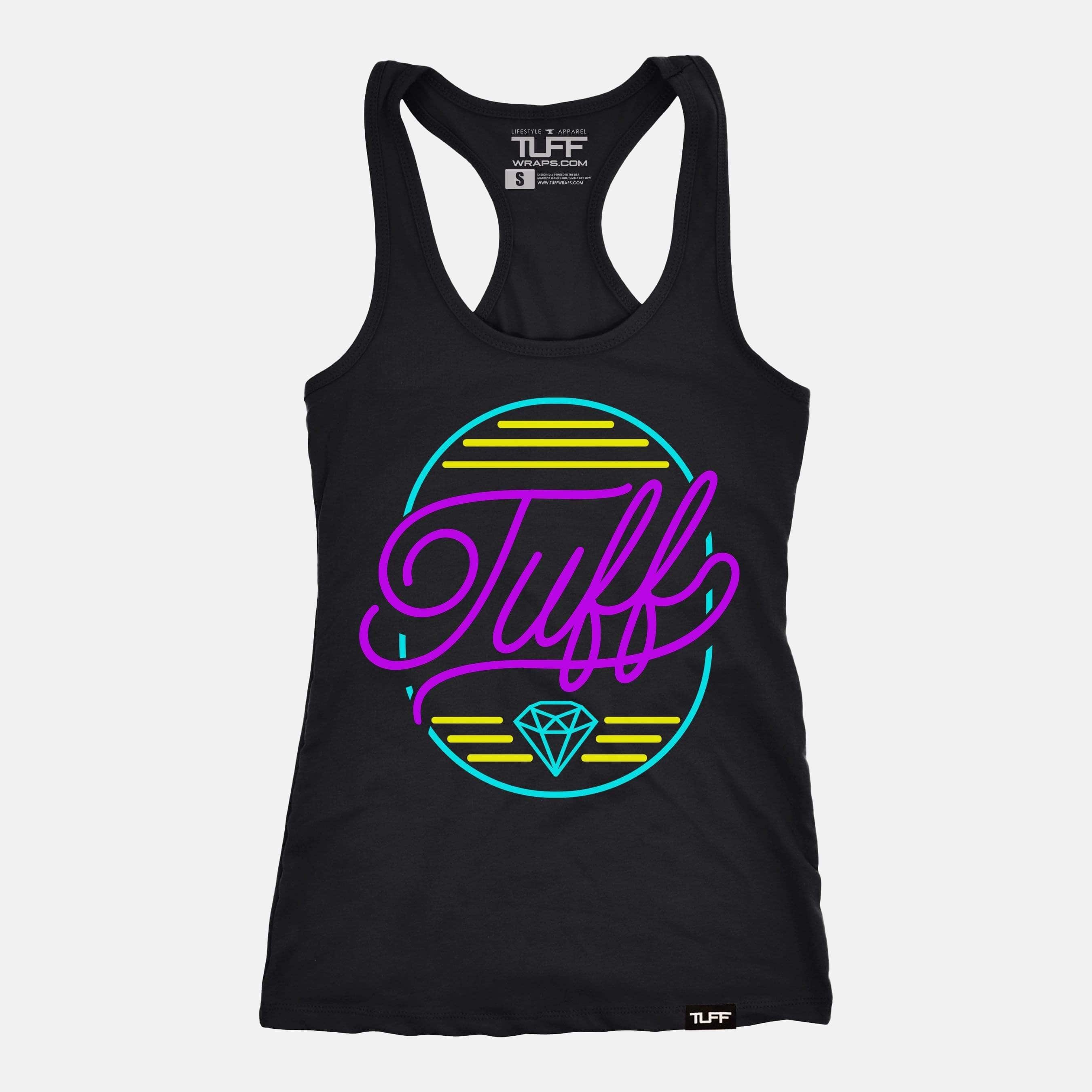 TUFF Diamond Racerback Tank Black / XS TuffWraps.com