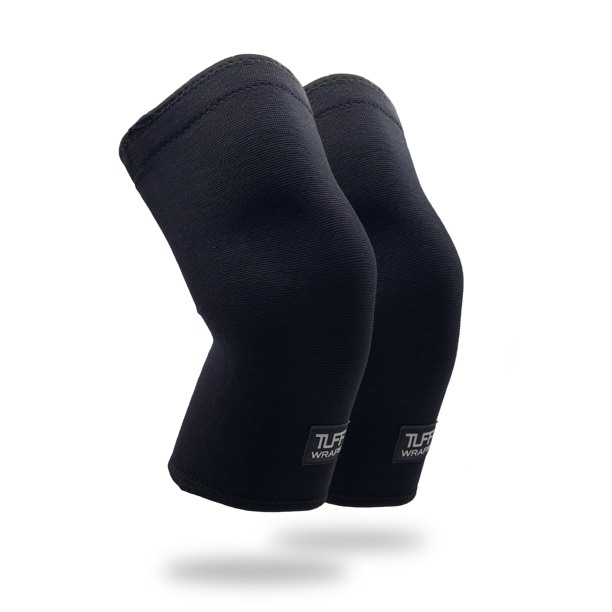TUFF Double Ply Knee Sleeves All Black (pair) S TuffWraps.com