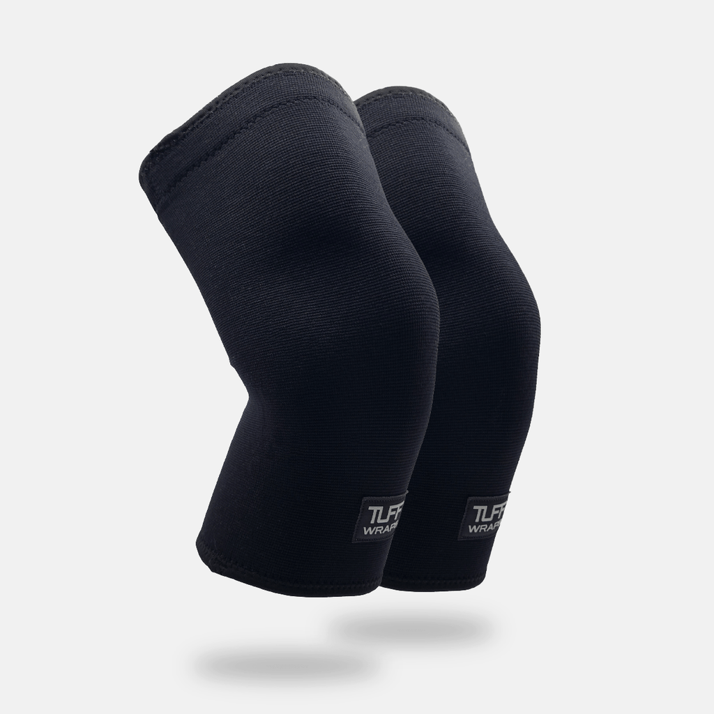 【WOOHWA】WRAP SUME OPS TUFF Double Ply Elbow Sleeves All Black - Powerlifting