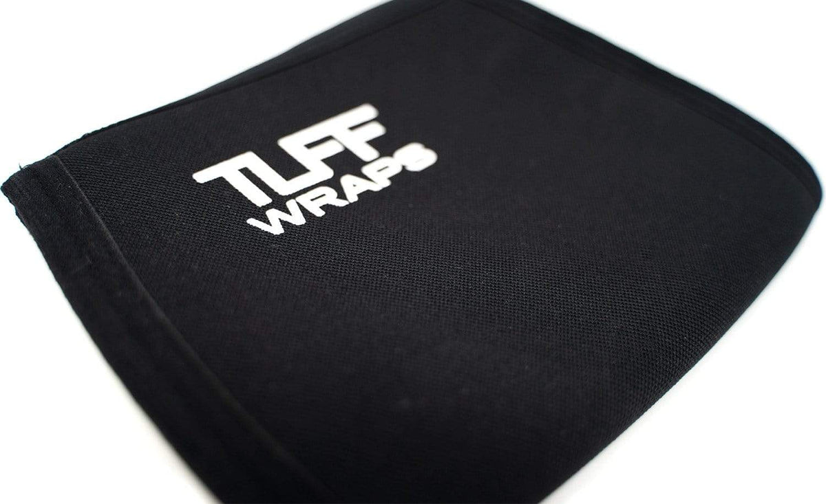 TUFF Elbow Sleeves 5mm All Black (pair) TuffWraps.com
