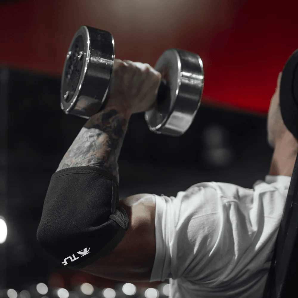 TUFF Elbow Sleeves 5mm - All Black TuffWraps.com