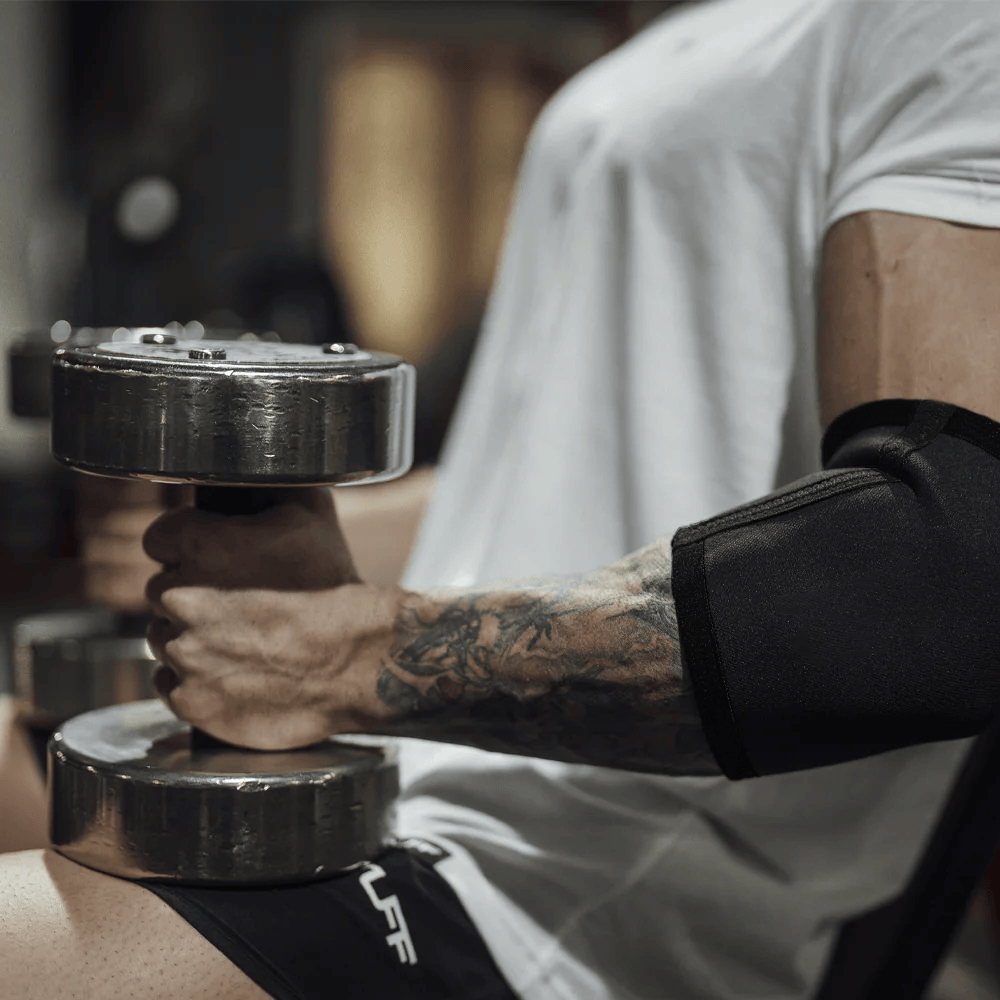 TUFF Elbow Sleeves 5mm - All Black TuffWraps.com