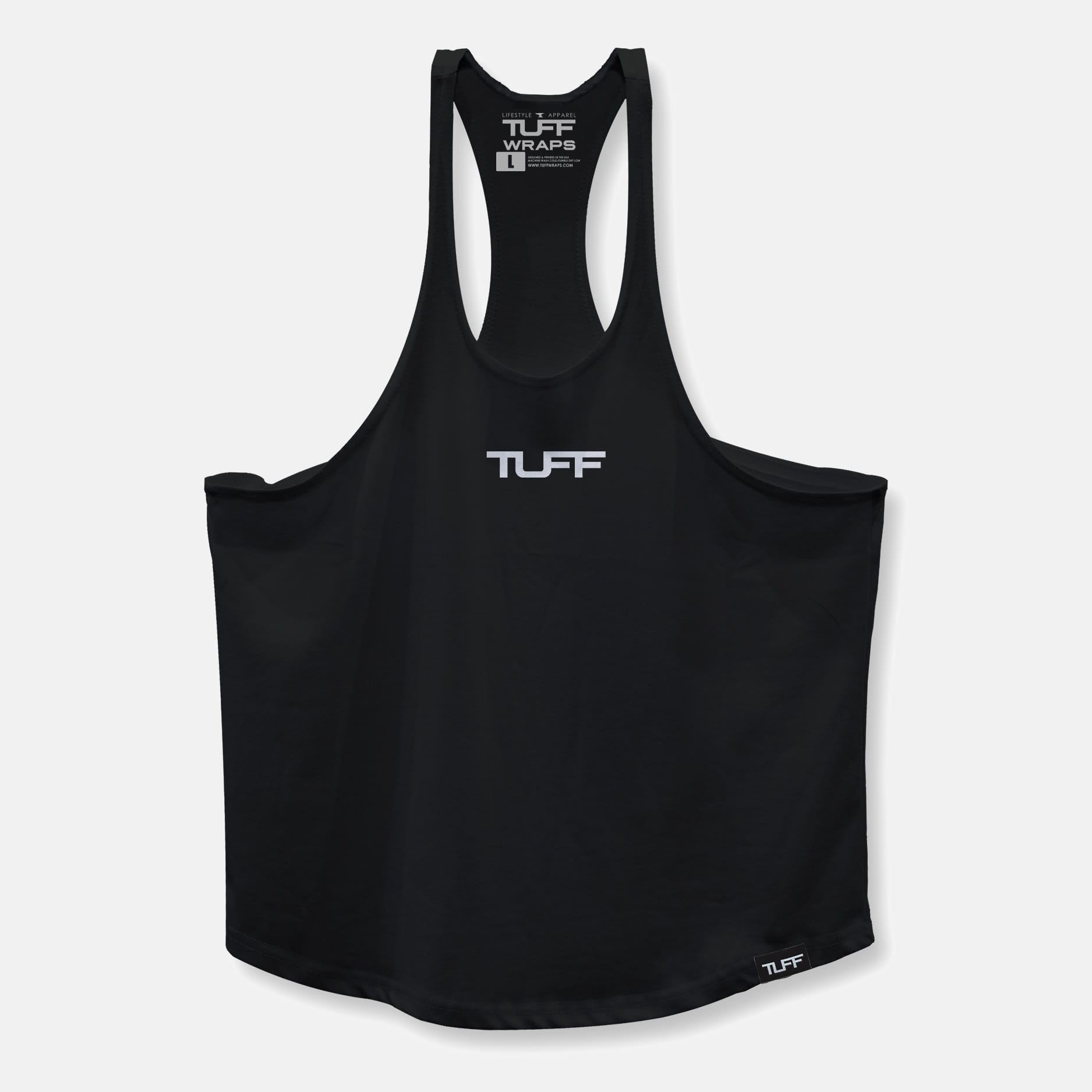 TUFF Essential Stringer Tank Top S / Black TuffWraps.com