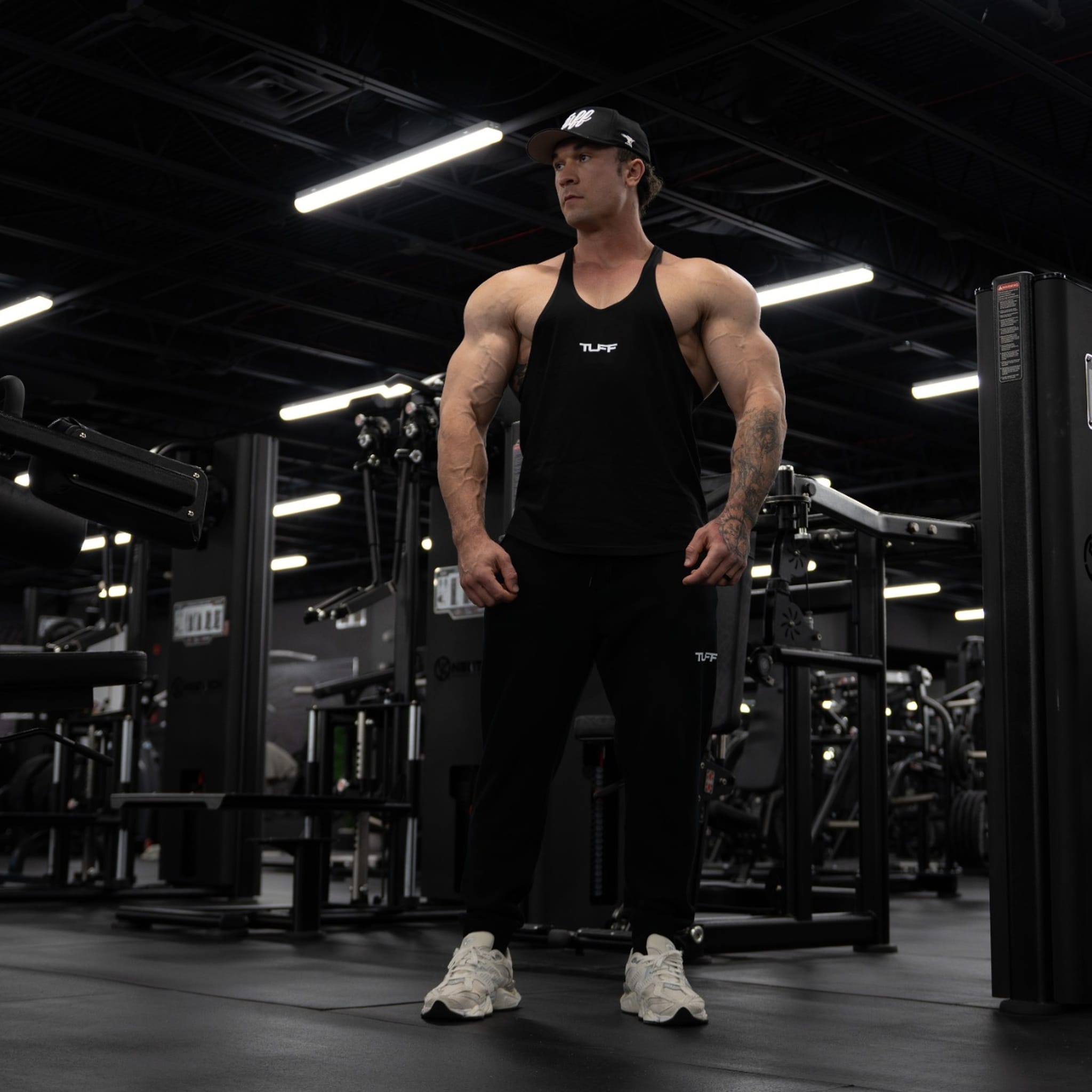 TUFF Essential Stringer Tank Top – Comfortable Men's Gym Wear