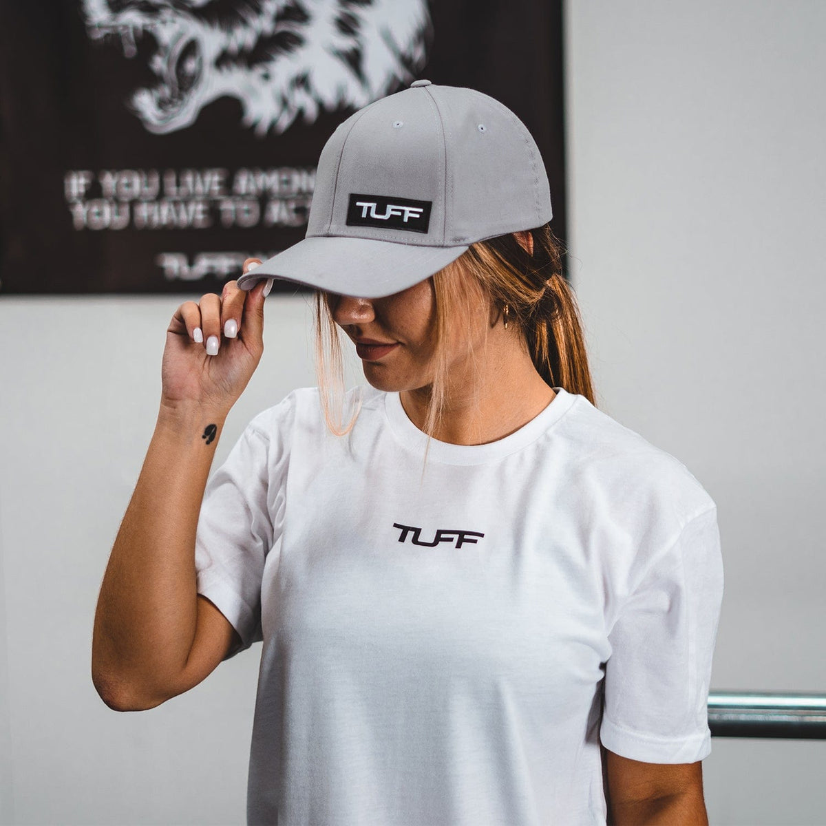 TUFF Essential Flexfit Hat S/M (6 3/4&quot;-7 1/4&quot;) / Gray TuffWraps.com