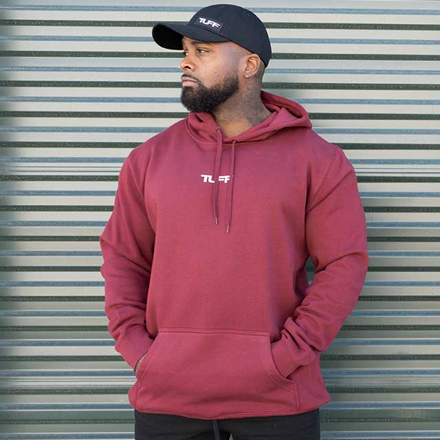 TUFF Essentials Hooded Sweatshirt XS / Burgundy TuffWraps.com