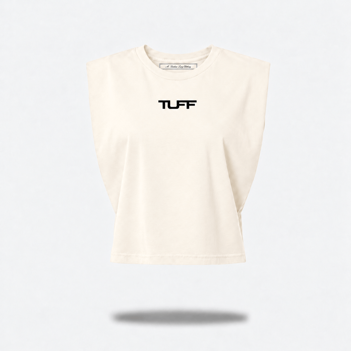 TUFF Essentials Muscle Tank - Vintage Wash S / Cream TuffWraps.com