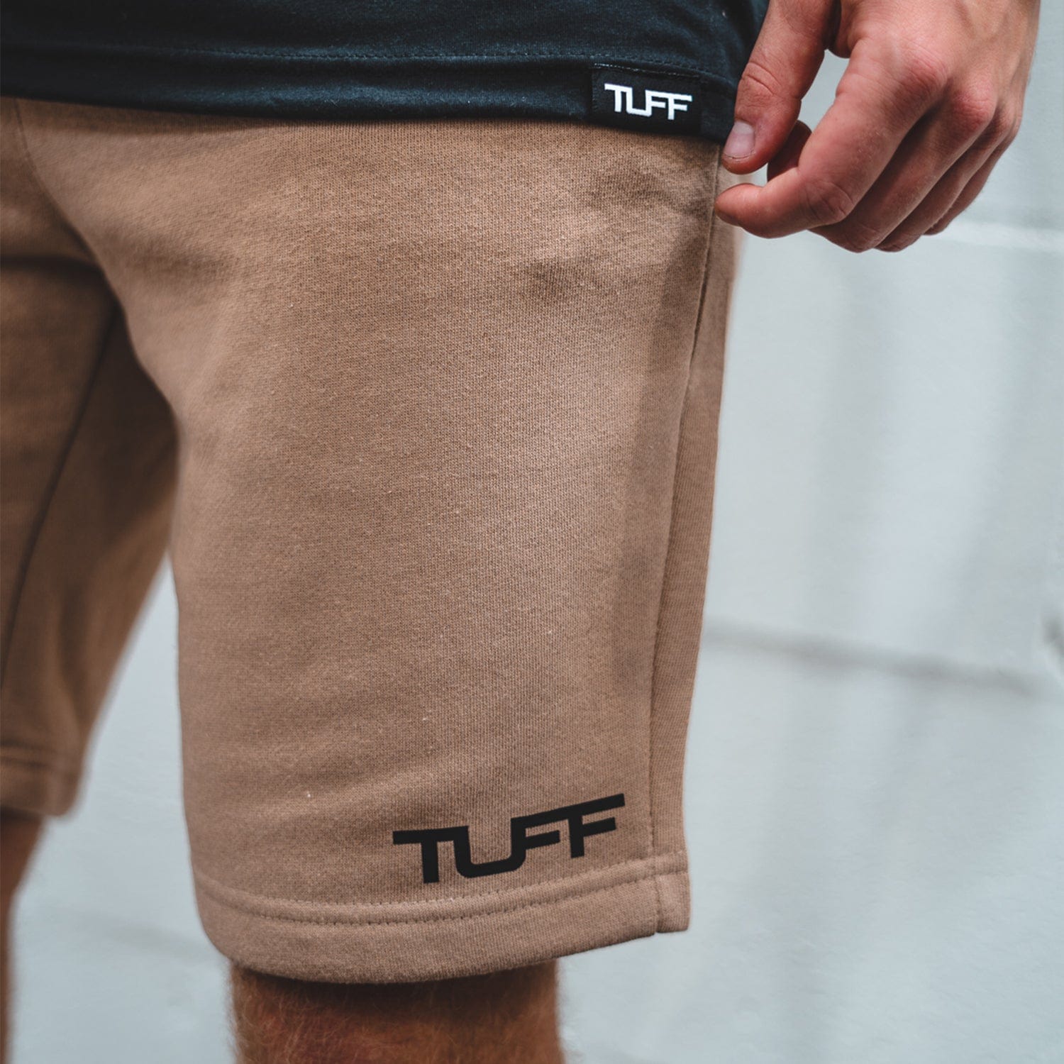 TUFF Essentials Tapered Fleece Shorts XS / Sandstone TuffWraps.com