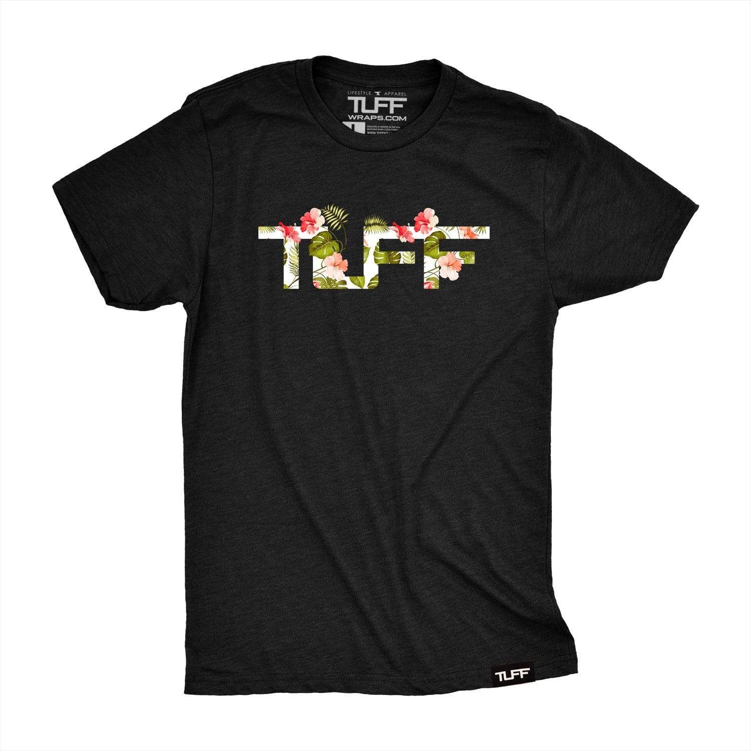 TUFF Hibiscus Tee M / Black TuffWraps.com