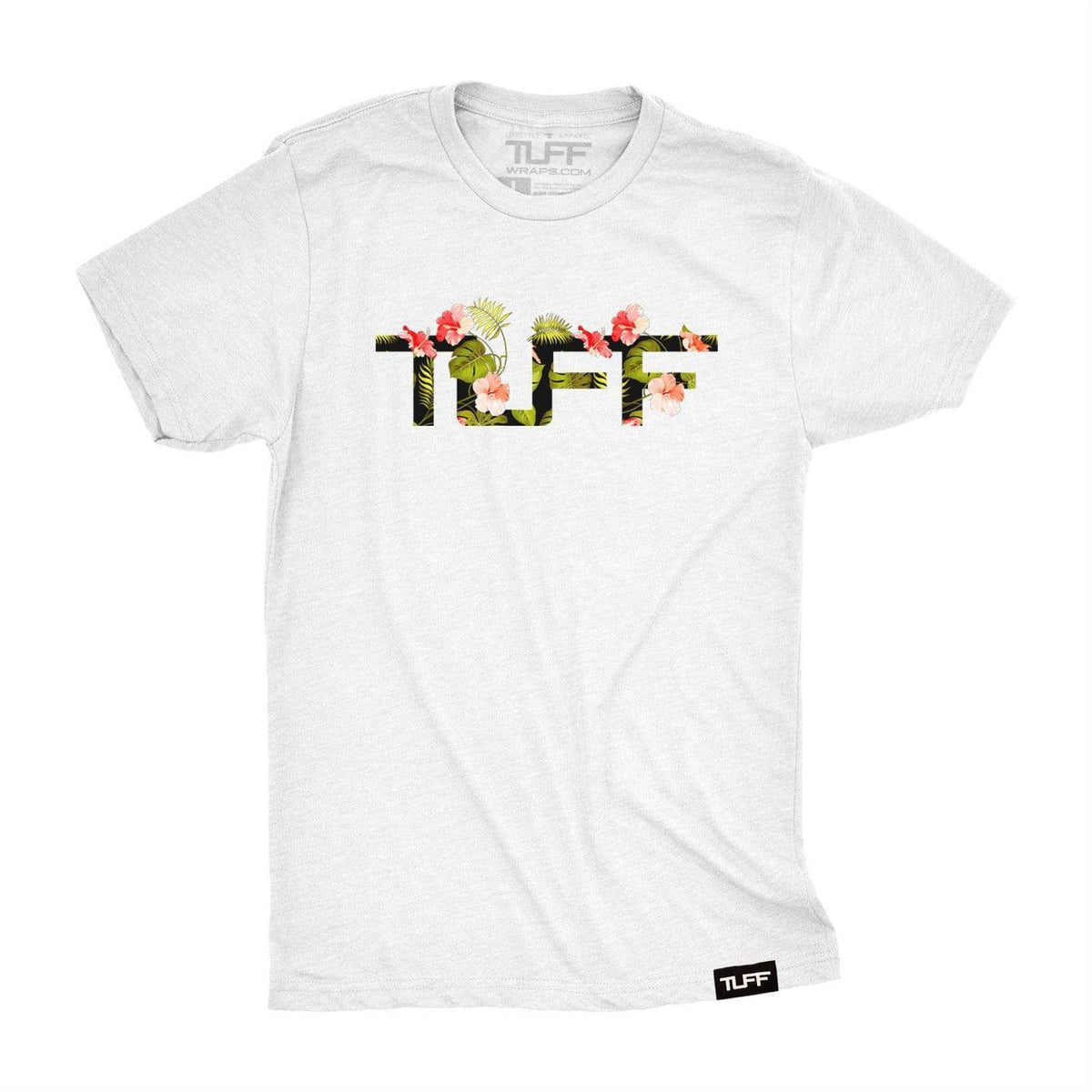TUFF Hibiscus Tee S / White TuffWraps.com