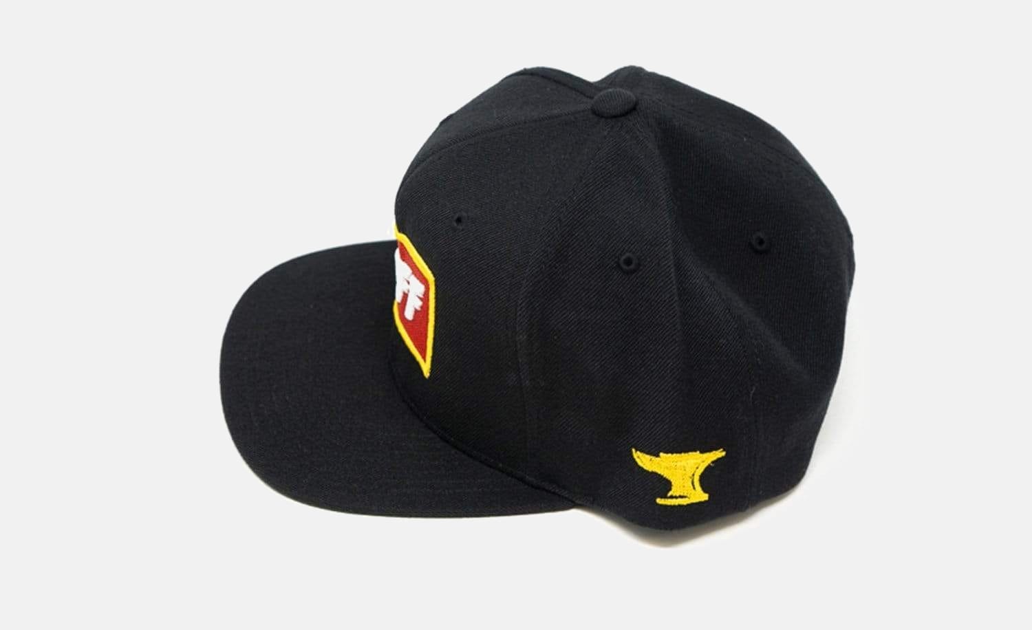 TUFF High Octane Yellow/Red Snapback Hat TuffWraps.com