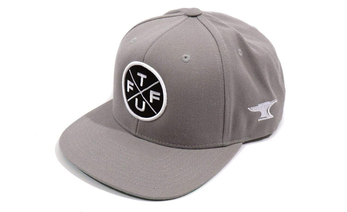TUFF Insignia Gray Snapback Hat TuffWraps.com