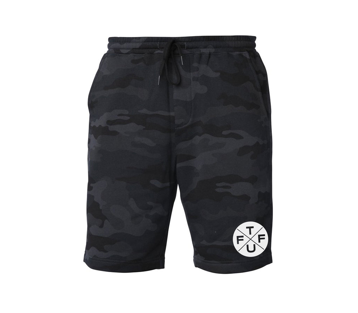 TUFF INSIGNIA Tapered Fleece Shorts XS / Black Camo TuffWraps.com