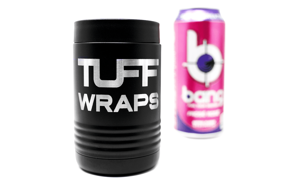TUFF Insulated Koozies 12-16 oz Black TuffWraps.com