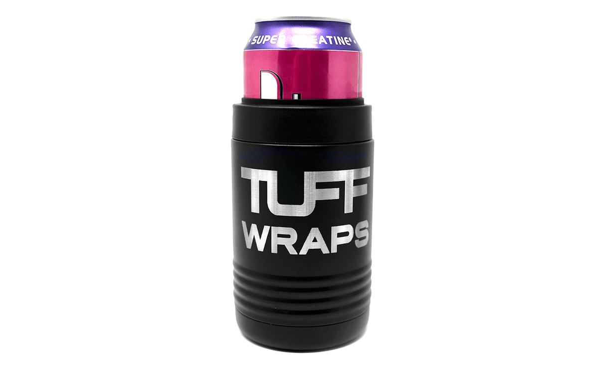 TUFF Insulated Koozies 12-16 oz Black TuffWraps.com