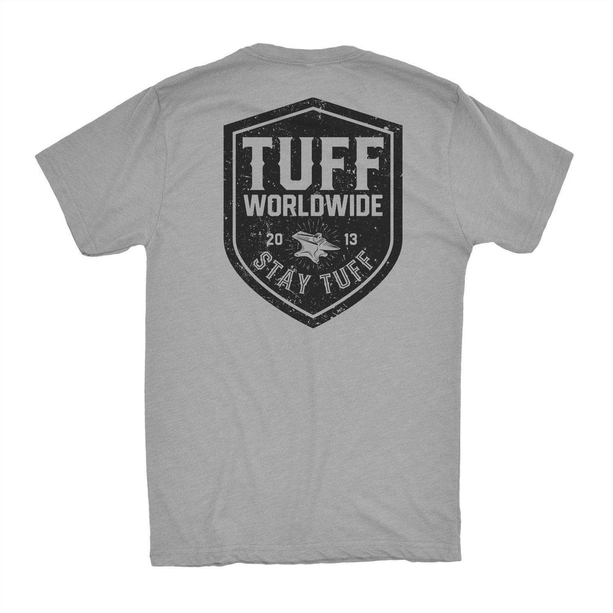 TUFF International Shield Tee S / Heather Gray TuffWraps.com