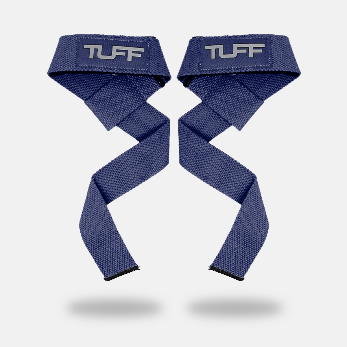 TUFF Lifting Straps | Premium Padded Lifting Straps With Neoprene Navy TuffWraps.com