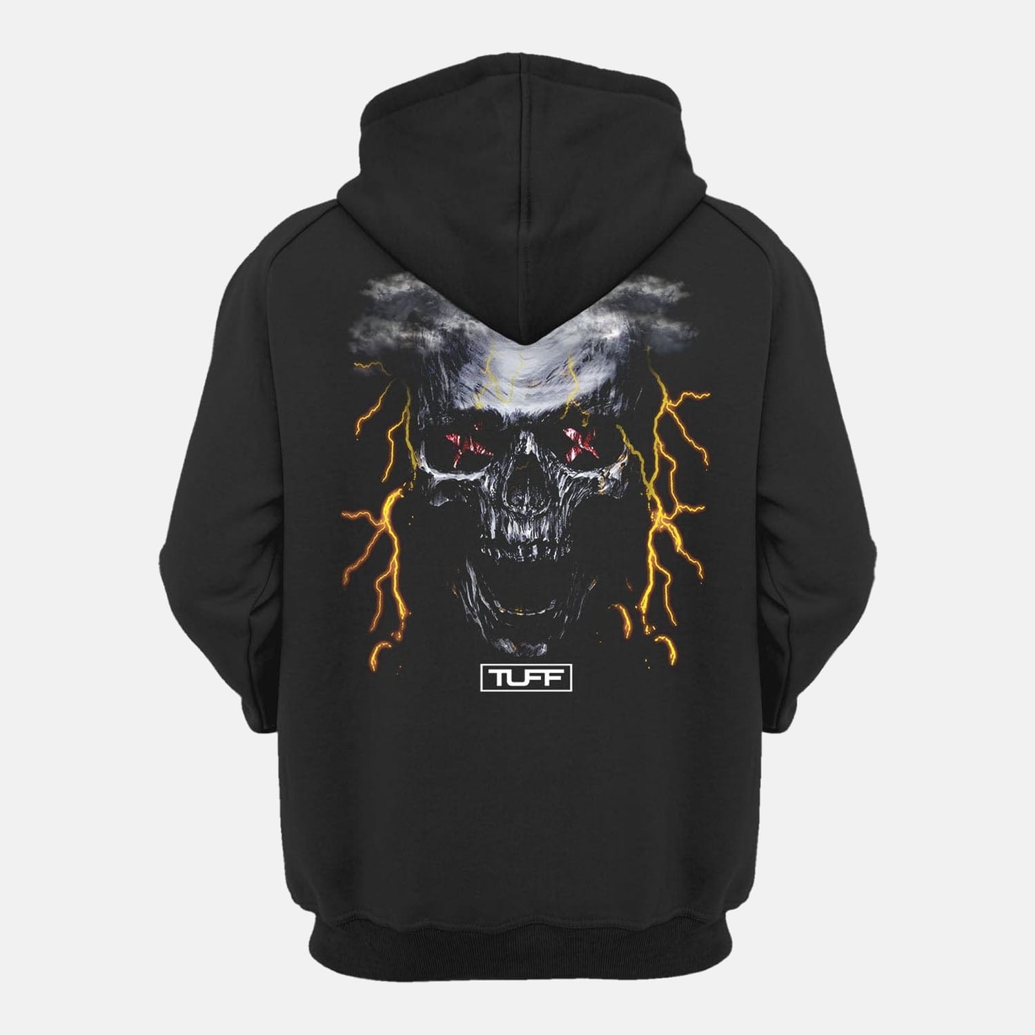 TUFF Lightning Skull Hooded Sweatshirt – TuffWraps.com