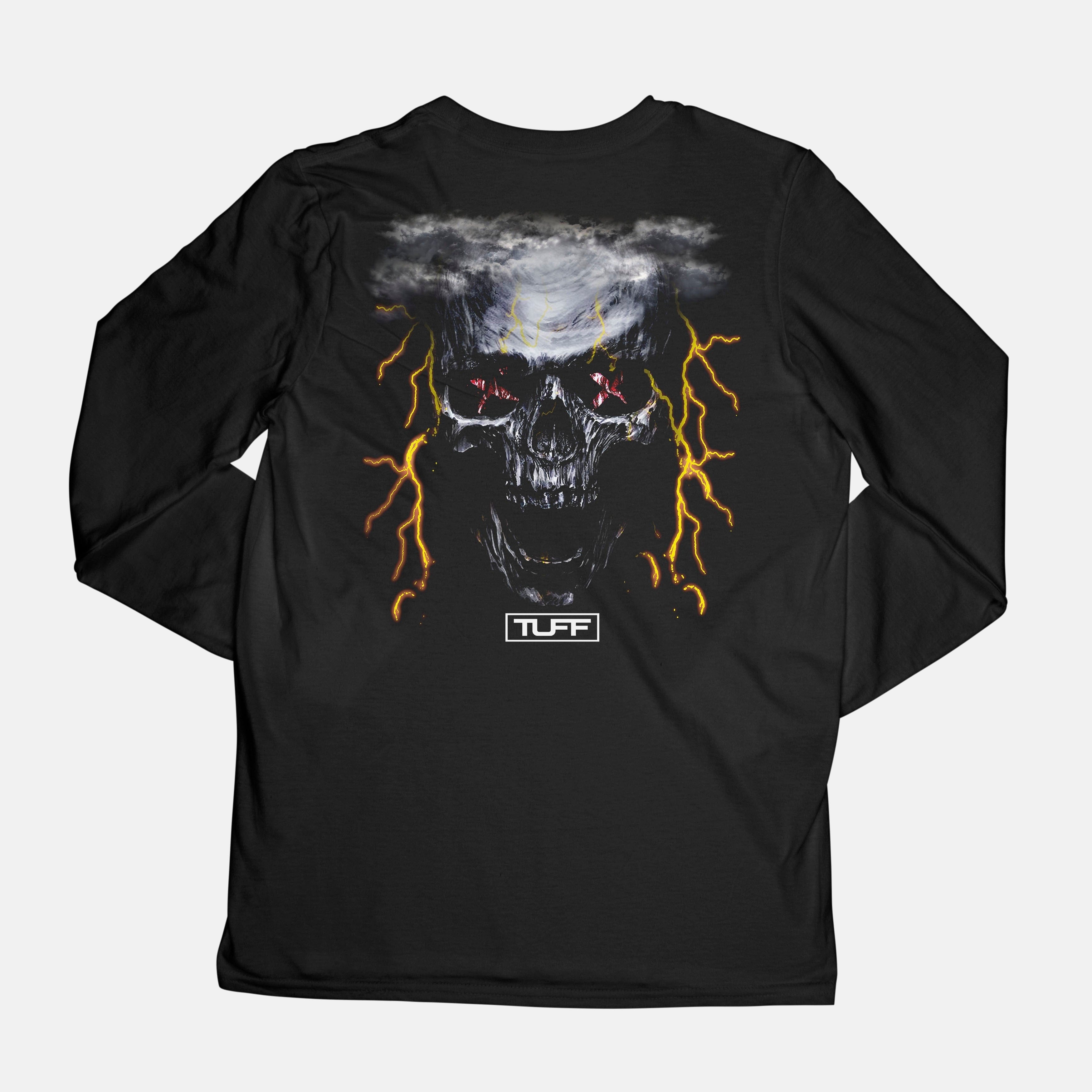 TUFF Lightning Skull Long Sleeve Tee – TuffWraps.com