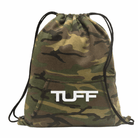 TUFF Logo Fleece Cinch Bag Woodland Camo TuffWraps.com