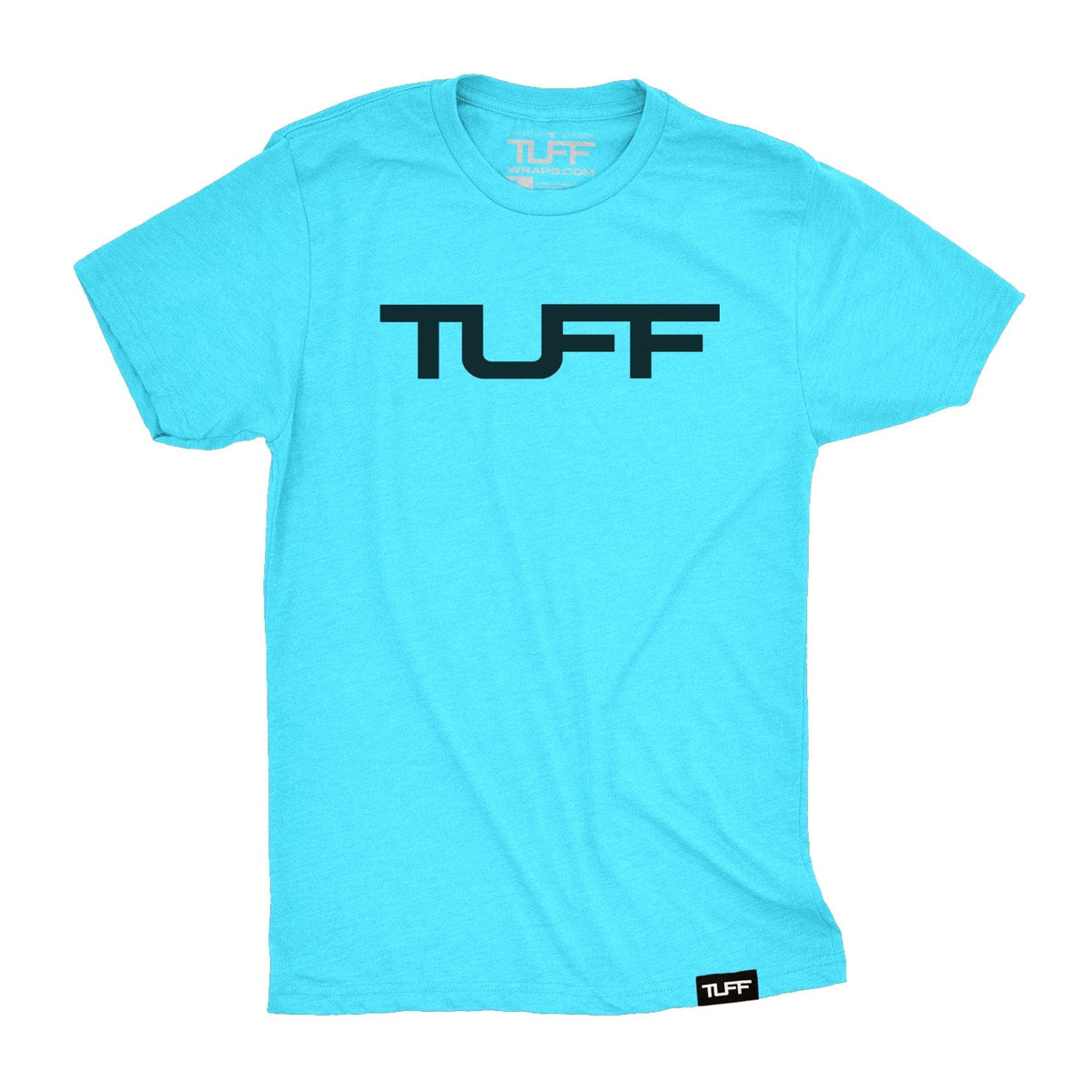 TUFF Logo Tee S / Tahiti Blue TuffWraps.com