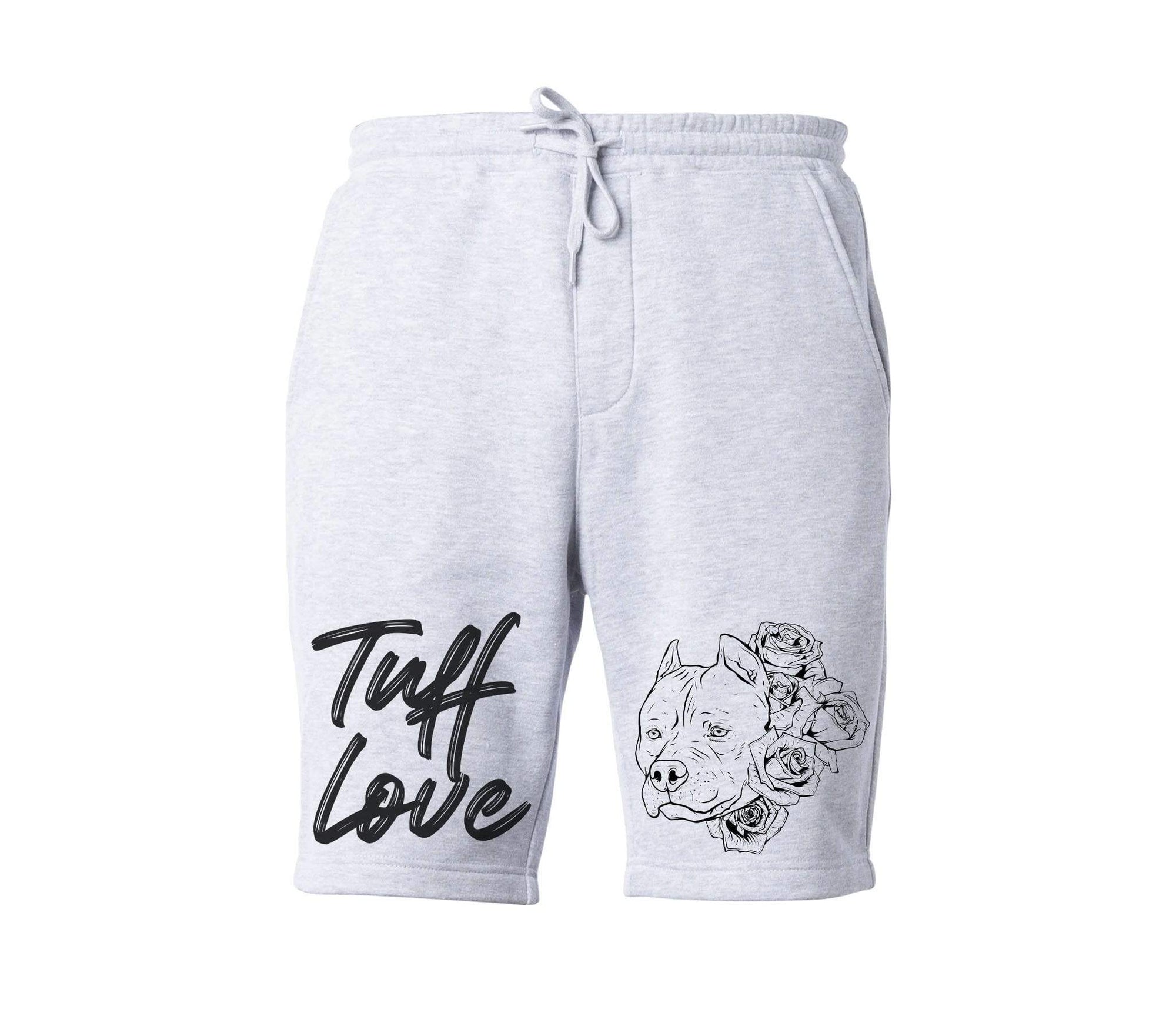 TUFF Love Tapered Fleece Shorts XS / Gray TuffWraps.com