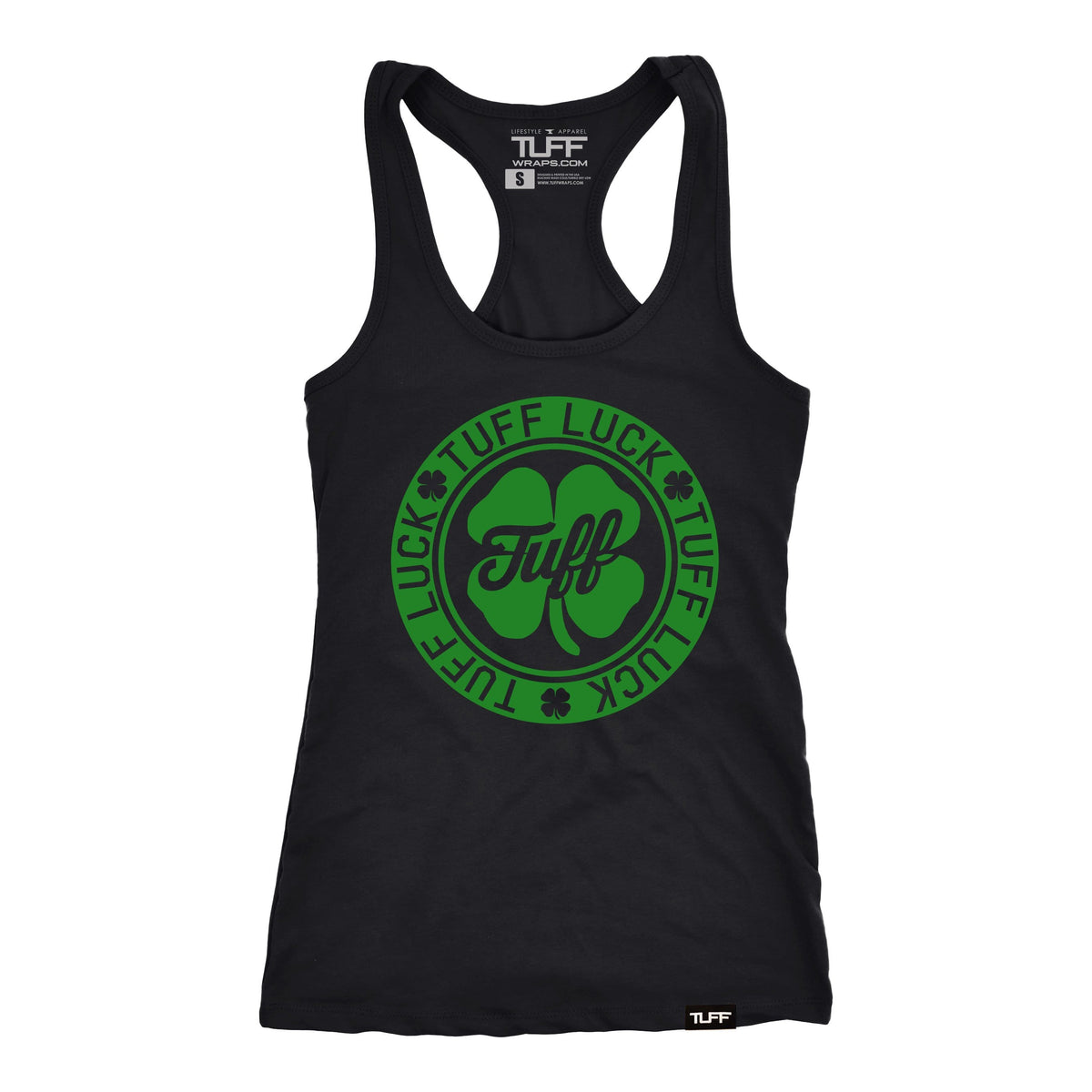 TUFF Luck Racerback Tank XS / Black TuffWraps.com