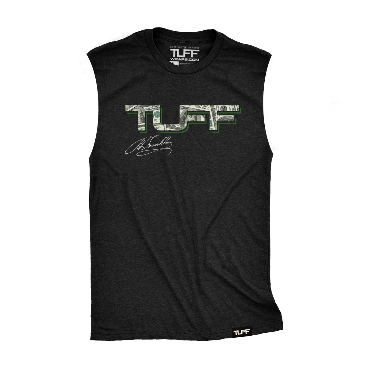 TUFF Money Raw Edge Muscle Tank TuffWraps.com