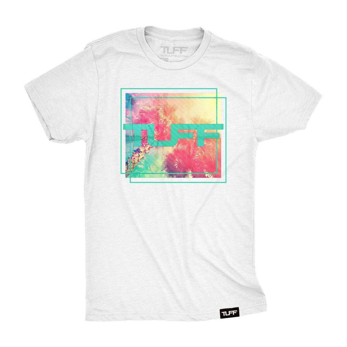 TUFF Palm Sunset Tee S / White TuffWraps.com