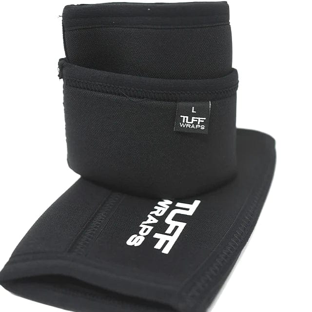 TUFF Power Elbow Sleeves (All Black) TuffWraps.com