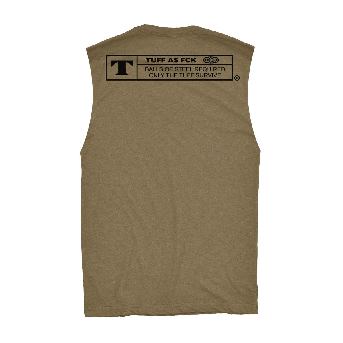 TUFF Rated Raw Edge Muscle Tank S / Military Green TuffWraps.com