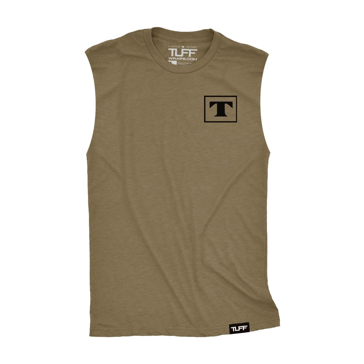 TUFF Rated Raw Edge Muscle Tank TuffWraps.com