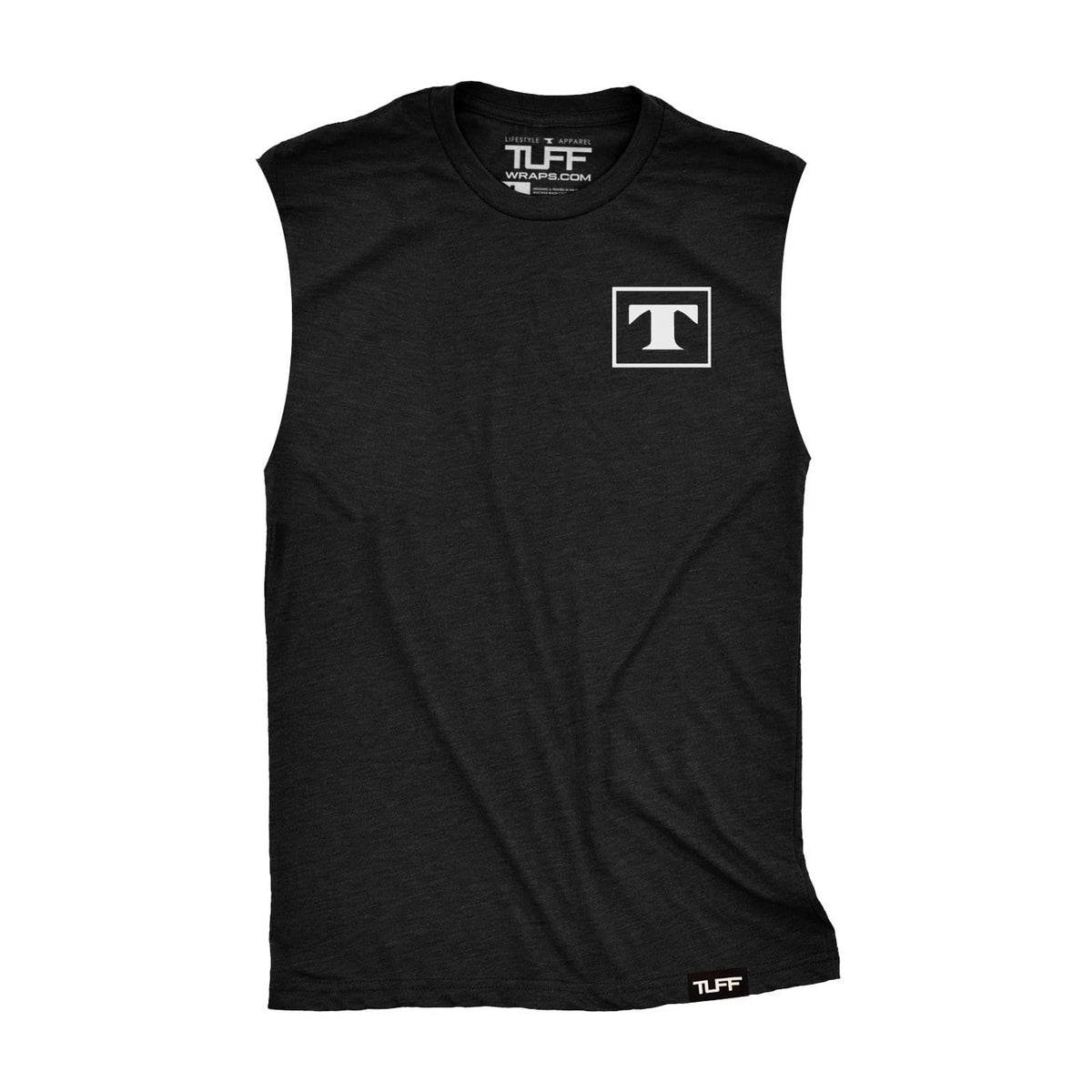 TUFF Rated Raw Edge Muscle Tank TuffWraps.com