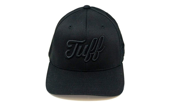 Flexfit Black Wooly Baseball Cap - Stretchable Fitted Hat, Combed Material - View #10