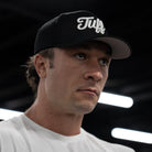 TUFF Script Black Flexfit Hat TuffWraps.com
