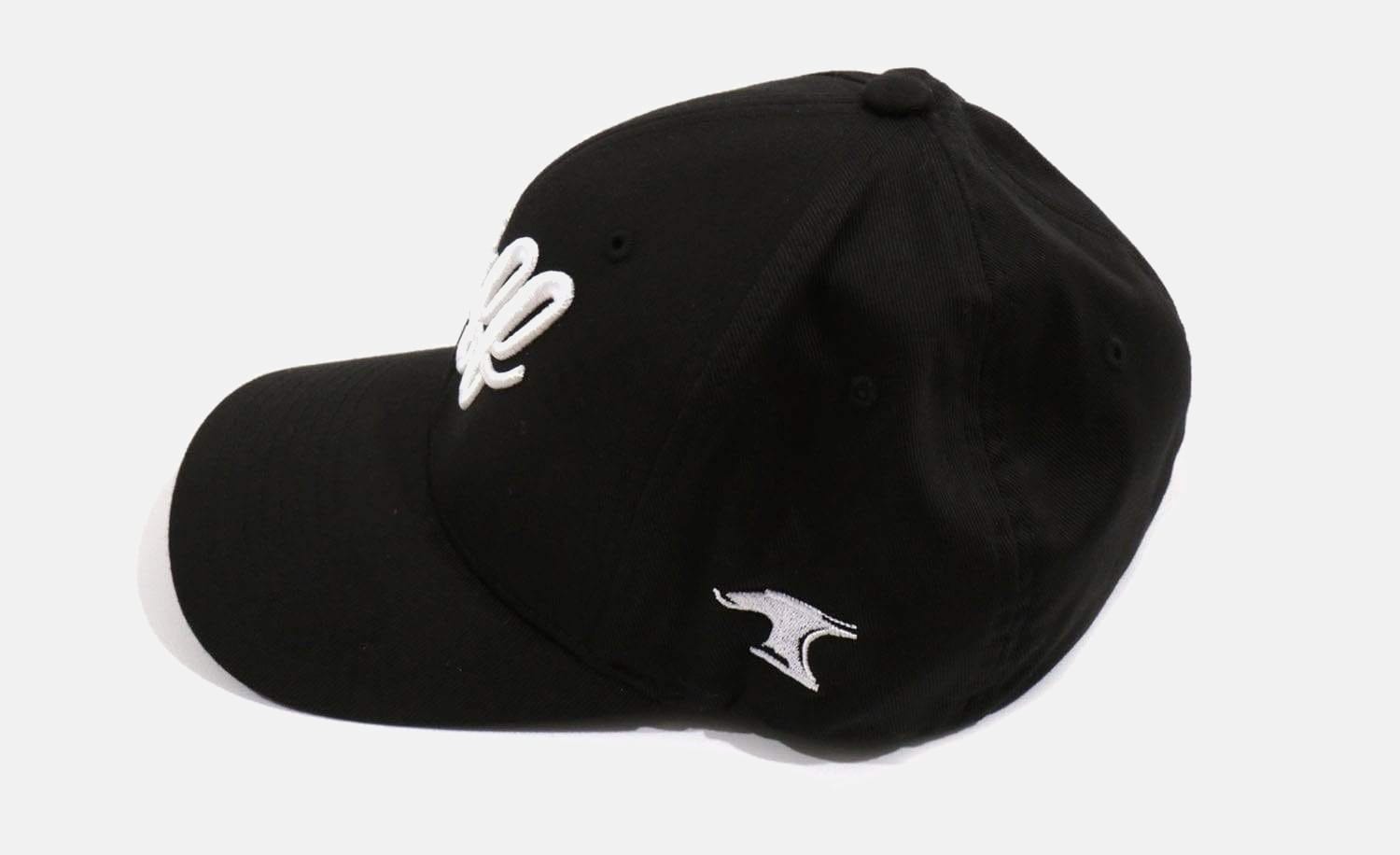 TUFF Script Black Flexfit Hat TuffWraps.com