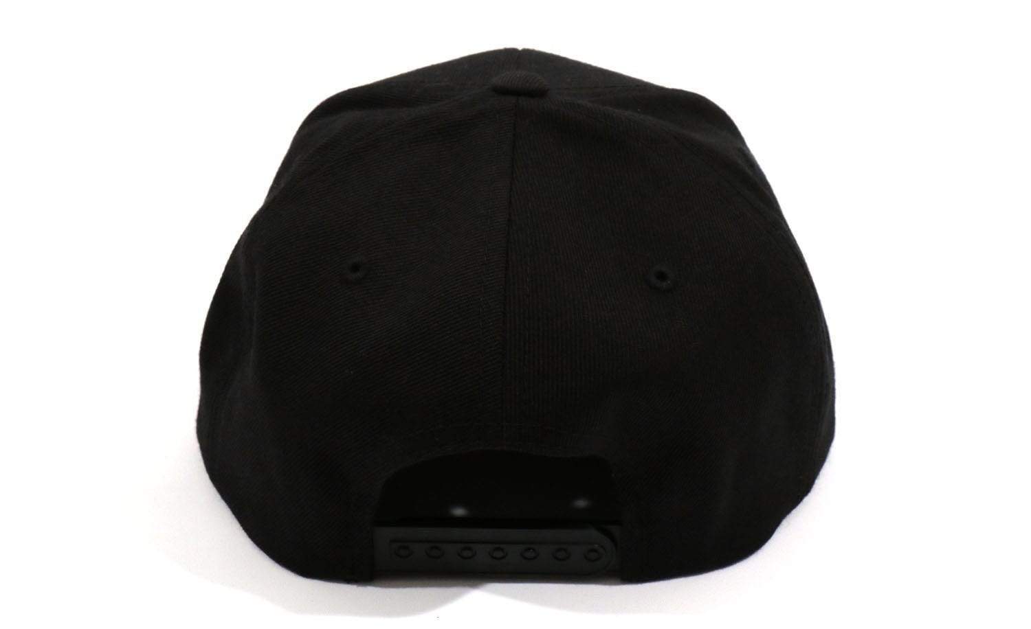 TUFF Script Black Snapback Hat TuffWraps.com