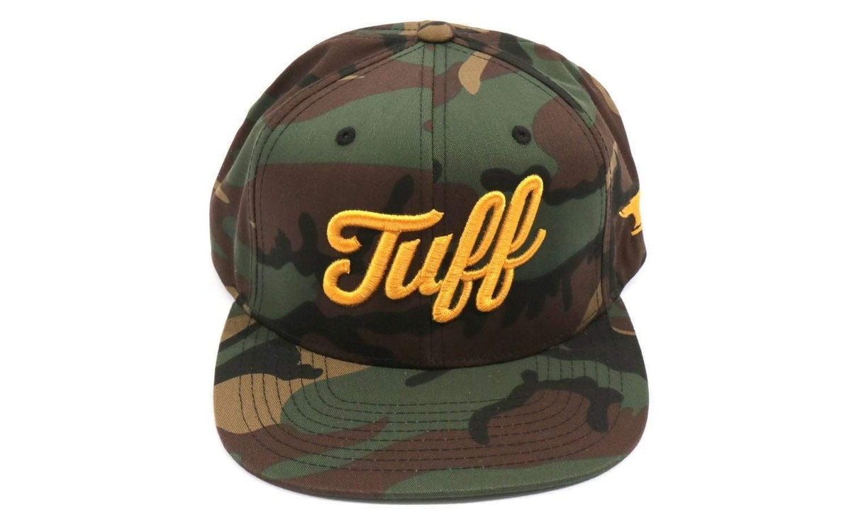TUFF Script Camo Snapback Hat TuffWraps.com