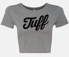TUFF Script Crop Top Heather Gray / XS/S TuffWraps.com